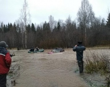 Карельские энергетики спасли водителя, который 5 часов просидел в реке на крыше затонувшего автомобиля