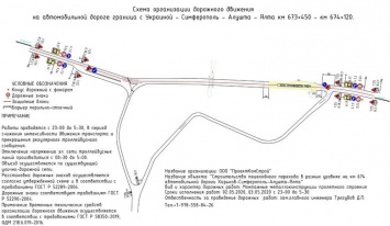 В ночь со 2 на 3 мая будет перекрыт участок трассы Симферополь-Ялта, - СХЕМА