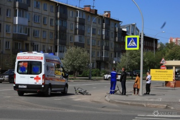Велосипеды, кардиореанимация и BMW: в центре Кемерова произошло ДТП
