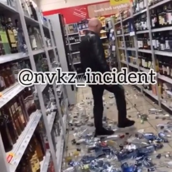 Беглец разгромил супермаркет в Новокузнецке
