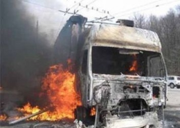На федеральной трассе «Амур» в Архаринском районе загорелся грузовик