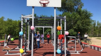 Новая спортивная площадка открылась в Рубцовском районе накануне Дня России