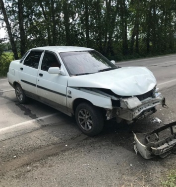 Кузбассовец совершил ДТП на угнанном автомобиле