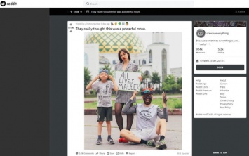 Семья кемеровского блогера разозлила американцев фотографией на тему AllLivesMatter