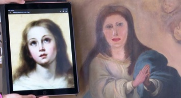 Испанский реставратор до неузнаваемости исказил лик Девы Марии на копии знаменитой картины