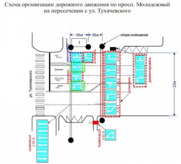 Схема проезда оживленного перекрестка изменилась в Кемерове