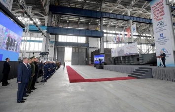 Путин в Керчи принял участие в церемонии закладки боевых кораблей ВМФ