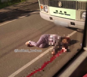 Автобус сбил пенсионерку в Кузбассе