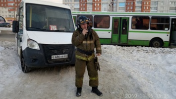 Два автобуса столкнулись в Барнауле