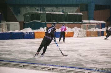 Кузбасс вничью сыграл с архангельским "Водником" в матче ЧР по хоккею с мячом