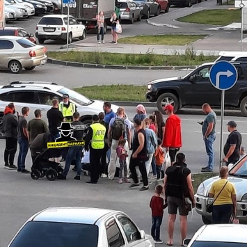 В Барнауле кроссовер сбил подростка на «железном коне» прямо на переходном переходе