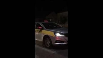Бронеавтомобиль протаранил машину с ребенком в Гродно