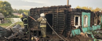 В Калуге сгорел жилой дом