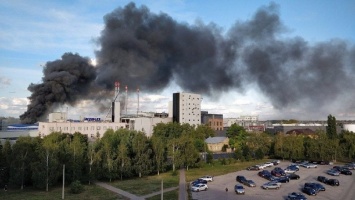 В Белгородской области на крупном заводе по производству майонеза загорелся цех