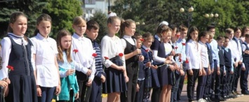 В Калуге школьники почтили память жертв Беслана