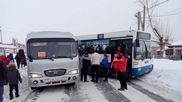 Автобусы маршрутов № 20 и 120 столкнулись в Барнауле