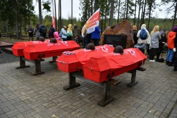 На «Кургане Славы» захоронили останки 58 красноармейцев