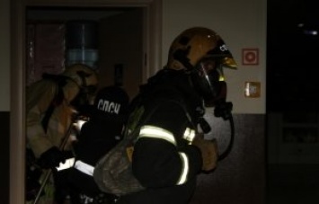 В Петропавловске провели пожарно-тактическое учение в одном из ТЦ