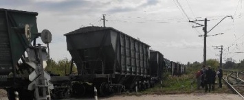 В Калужской области с рельсов сошло 3 грузовых вагона