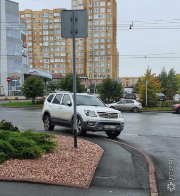 "Король парковки" возле спортивного комплекса возмутил кемеровчан