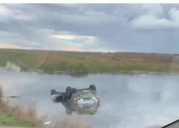 В амурском болоте утонула машина из соседнего региона