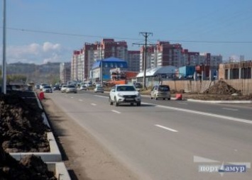 Ремонт улицы Воронкова в Благовещенске завершен на 90%