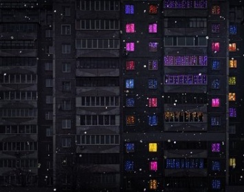 Житель Петрозаводска предлагает горожанам украсить гирляндами к Новому году свои серые многоэтажки