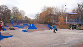 Скейт-площадка в центральном парке Белгорода открылась