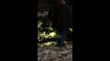 Автомобиль слетел с дороги в Кемерове: есть пострадавшие