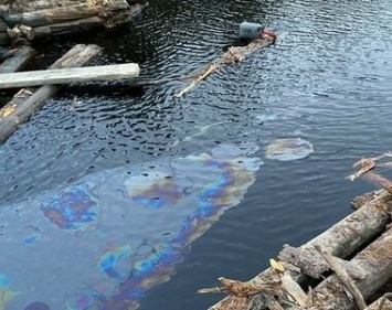 Нефтепродукты попали в реку в Карелии после аварии с лесовозом
