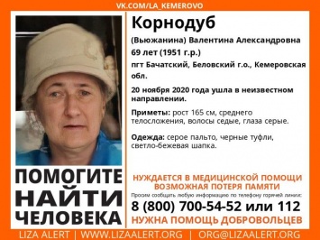 Нуждающаяся в медпомощи пенсионерка пропала без вести в Кузбассе