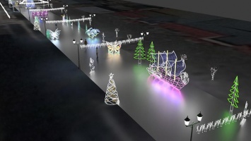 Новые световые фигуры появятся на Мало-Тобольской в Барнауле