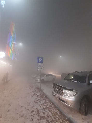 "Кемерово Хилл": горожане запечатлели вновь опустившийся смог