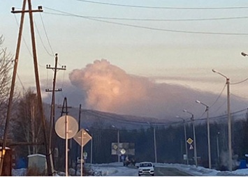 Жители Тынды приняли морозный пар за пожар на городской свалке