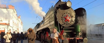 В Калугу прибыл ретро-поезд из Москвы