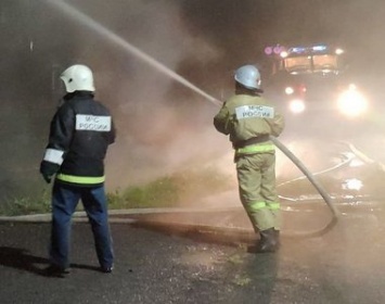 В страшном пожаре в Пудожском районе погибли два человека