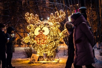 К Новому году в Симферополе появятся светящиеся фигуры Смешариков
