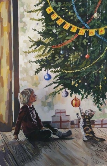 Новогодней открыткой станет рисунок школьницы из Ульяновска