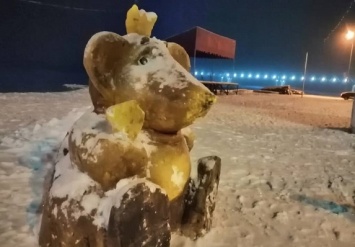 В Камне-на-Оби вандалы изуродовали новогодний снежный городок