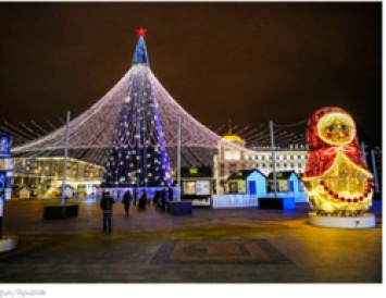 Новогодняя площадь Белгорода вошла в топ Russia Beyond