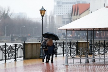 Калининградцам обещают в выходные похолодание и снег с дождем