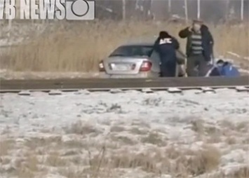 В Белогорске на дороге скончался водитель автомобиля
