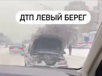 Автобус столкнулся с иномаркой в Новокузнецке