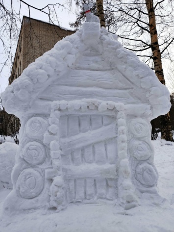 Для конкурса «Зимние сказки Гипербореи» жители Карелии сделали свыше 200 снежных скульптур